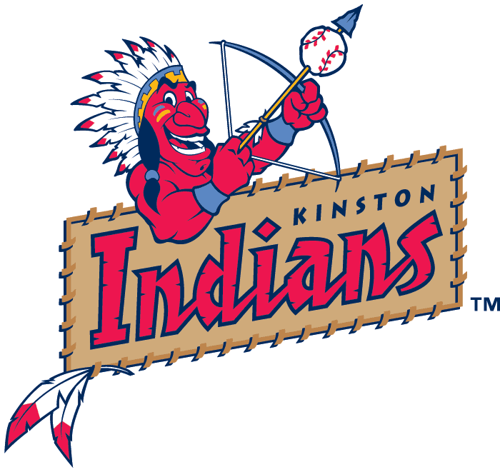 Kinston Indians 1987-2010 primary logo iron on transfers for clothing...